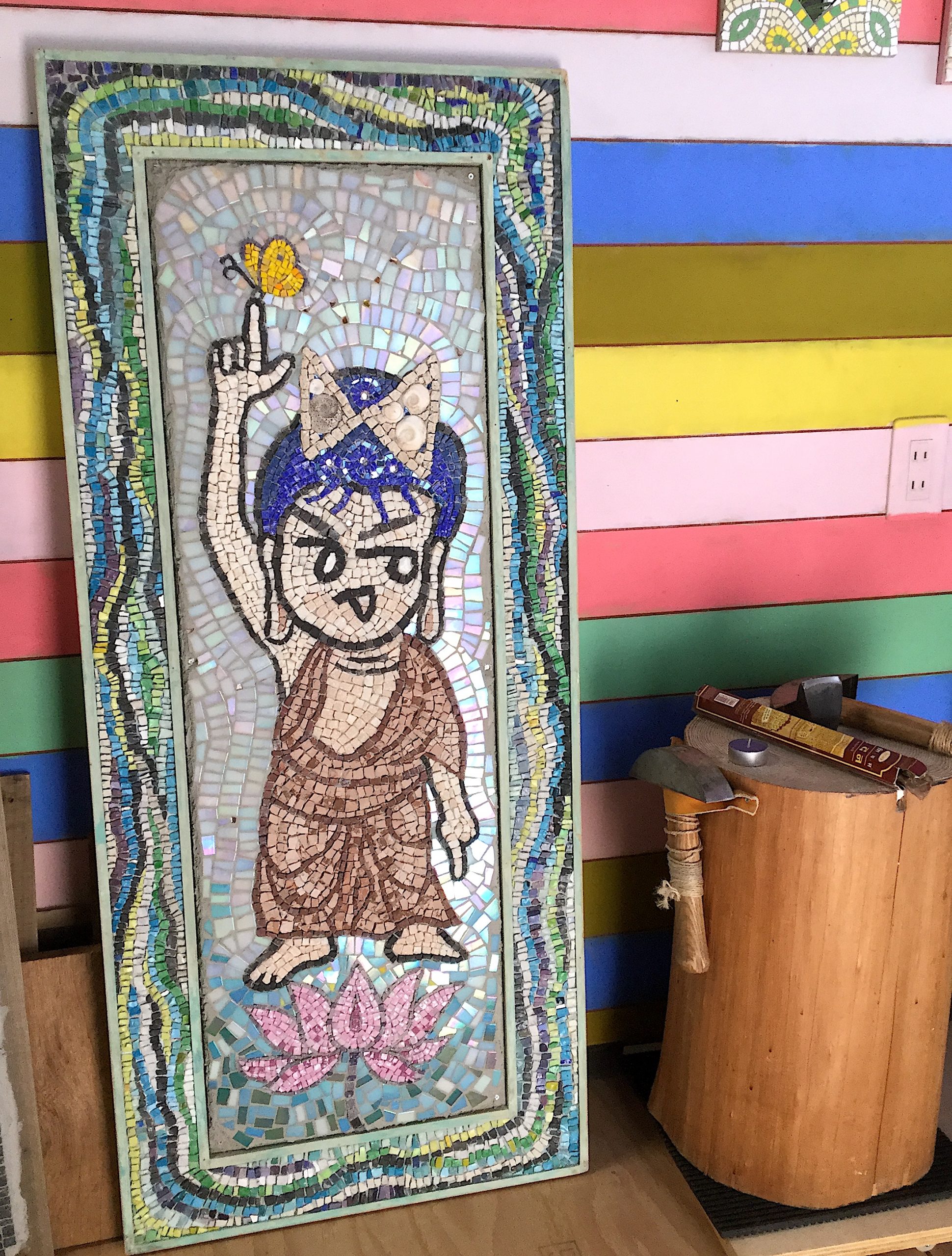お釈迦様アート 天上天下唯我独尊