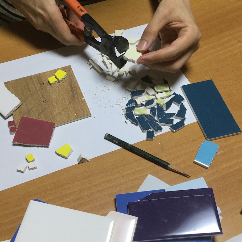 七歩美モザイコ・モザイクアート４回トライアルコース